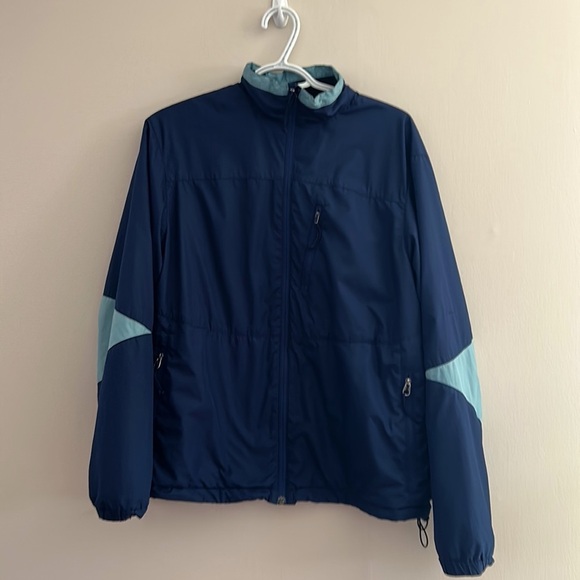 MEC Pace Hybrid Jacket Fleece Lined Lightweight Softshell Blue Size Large - Picture 2 of 12